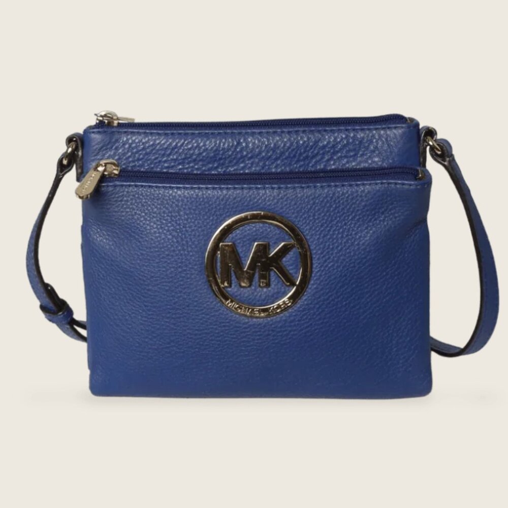Michael Kors Double Zipper Crossbody Bag/ Wallet